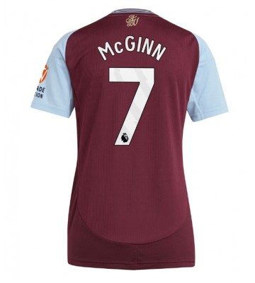 Aston Villa John McGinn #7 Hemmatröja Dam 2024-25 Kortärmad